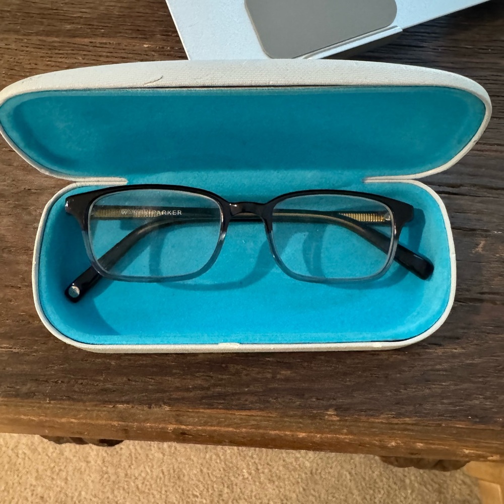 Warby Parker Brown/Blue Bluelight Eyeglasses